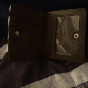 Mini coach purple wallet